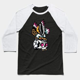 Skull eagle Baseball T-Shirt